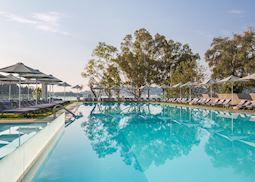 Swimming pool, Rodostamo Hotel & Spa, Corfu, Greece