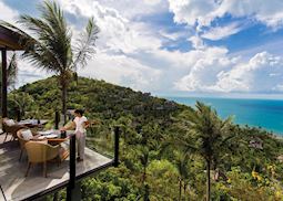 Breakfast view a view, Four Seasons Resort Koh Samui