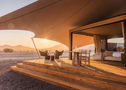 Outdoor viewing platform, Desert Rhino Camp