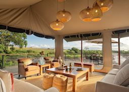 Lounge area, Rekero Tented Camp