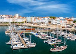 A Coruña Marina, A Coruña, Galicia, Spain