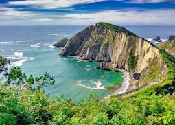 El Silencio beach, Cudillero, Asturias, Spain