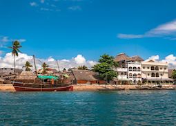 Lamu old town waterfront