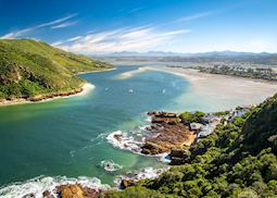 Aerial view of Knysna Heads