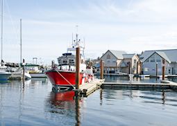 Campbell River marina, British Columbia