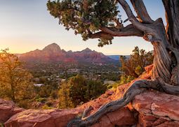 Sunset over Sedona, Arizona