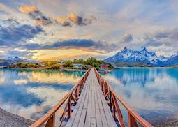 Lake Pehoé in Torres del Paine National Park