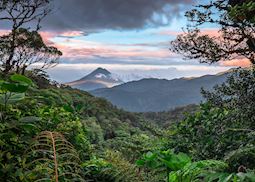 Arenal Volcano seen from Monteverde