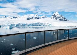 View of Antarctica from a cruise ship