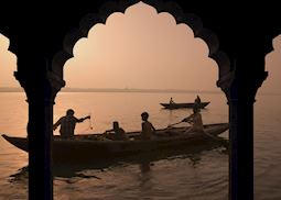 Sunset over the Ganges, Varanasi