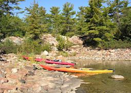 Kayaking, Killarney Provincial Park, Canada