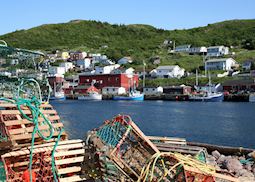Lobster pots in New Brunswick