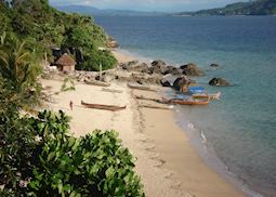Beach at Jardin Vanille, Nosy Komba