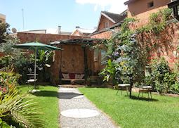 The garden at Pavillon de l'Emyrne