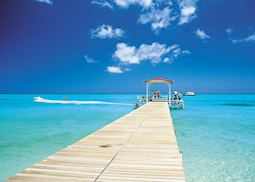 The sea is turquoise in Mauritius
