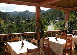 View from dining area at Centrest Sejour