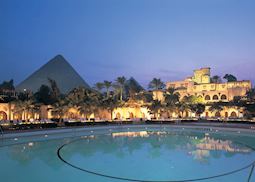The Palace Wing and Pyramids, The Marriott Mena House Oberoi, Giza
