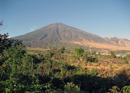 Gunung Rinjani viewed from Sembalun village
