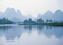 Limestone karst scenery, Guilin region