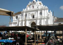 The church of San Juan Comalapa