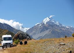 Travelling by campervan, New Zealand