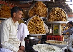 Indian sweets for sale in Amber village