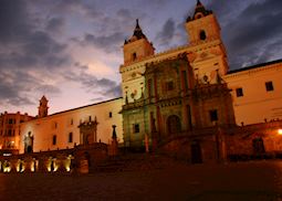 Quito at night, Ecuador