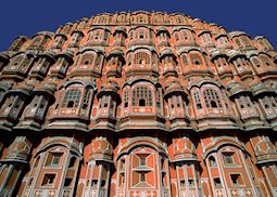Facade of the Palace of the Winds, Jaipur
