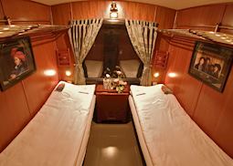 Deluxe compartment, Victoria Express Train, Lao Cai