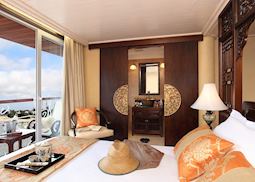 Deluxe stateroom, Jayavarman Boat, Siem Reap