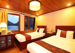 Superior cabin, Indochina Sails Junk, Halong Bay