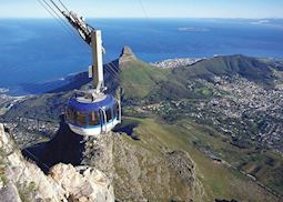 View from the Table Mountain cable car, Cape Town