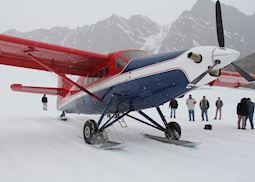 Glacier landing, Talkeetna
