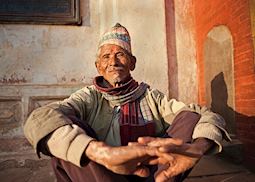 Old Nepali man