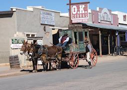 Stagecoach in Tombstone, Arizona