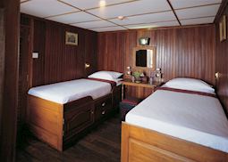 Cabin on the RV Paukan 1947