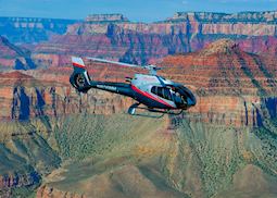 Helicopter flight over the Grand Canyon