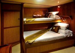 Twin Bunk Cabin, Raja Laut Luxury Sailing Yacht