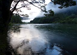View from near Pyke River Lodge,Te Anau