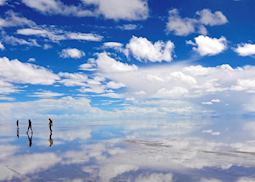 Reflections on the Salar de Uyuni, Bolivia
