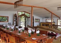 Dining Area, Potato Bush Camp, Lower Zambezi National Park