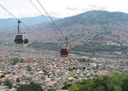 Medellín from the cable car