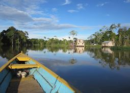 Boating on the Peruvian Amazon