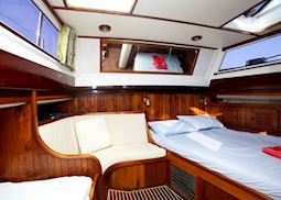 Stateroom on the Meta IV luxury yacht
