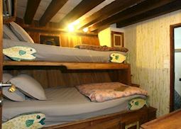 Twin Bunk Cabin, Tiger Blue