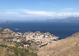Views from the hiking trail, Hydra