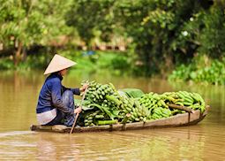 Fruit seller in the Mekong Delta