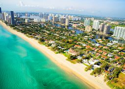 Miami Beach aerial view