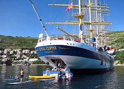 Water activities, Royal Clipper