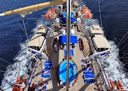 On deck, Royal Clipper